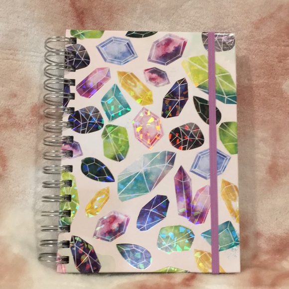 Colorful Holographic Gemstones Writers Journal NWT 175 lined pages - Picture 11 of 11